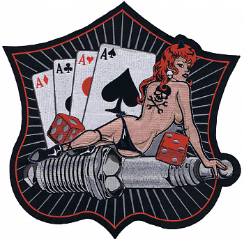 нашивка SPARK PLUG CARD