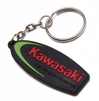 Брелок резиновый "Kawasaki" бр004