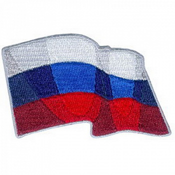 Флаг РФ волна