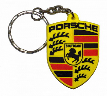 Брелок резиновый "Porsche" бр018