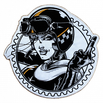 нашивка BIKER GIRL - нш161