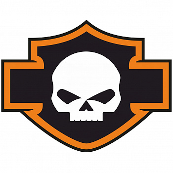 наклейка HD SKULL - нк096