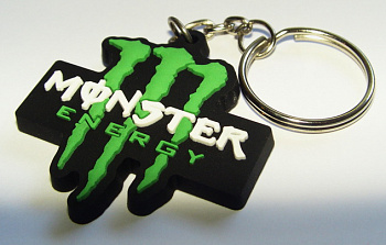 Брелок односторонний "Monster Energy" бр033