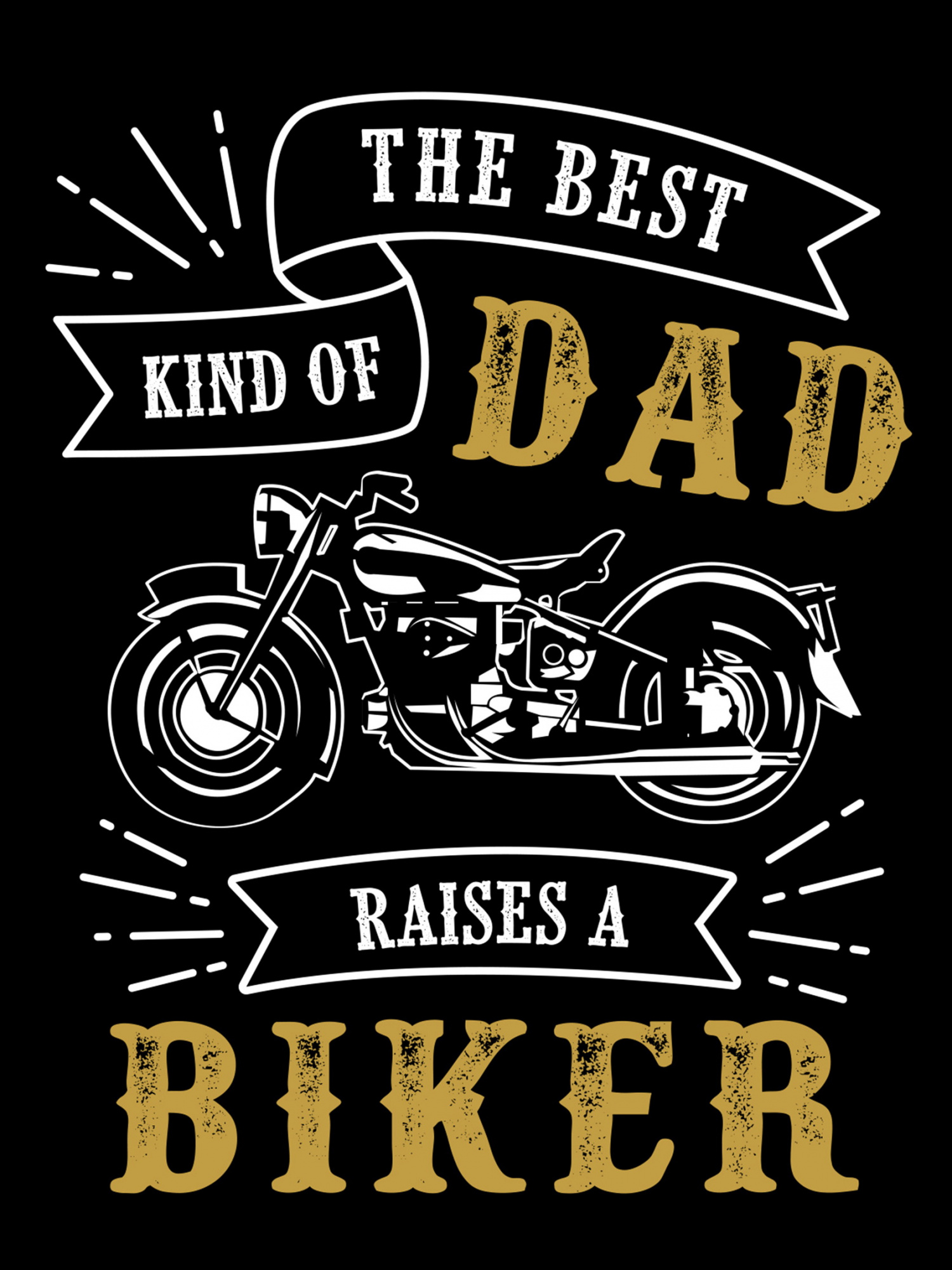 наклейка DAD BIKER - нк098