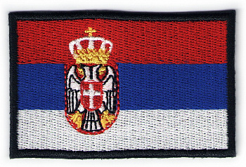 шеврон флаг СЕРБИИ