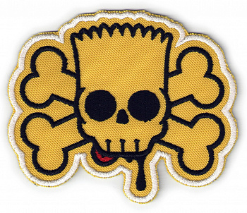 шеврон SIMPSON SKULL - ш286